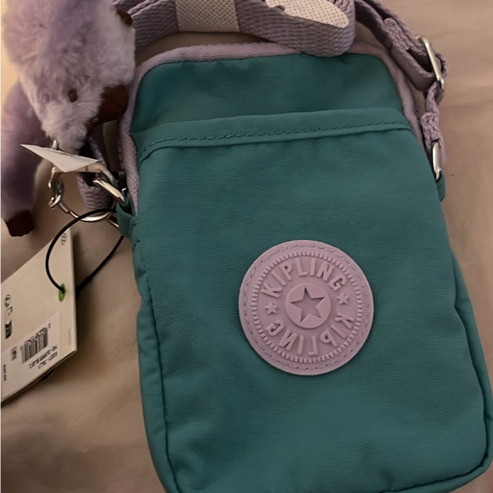Kipling Cross Over Bag NWT Blue and Purple